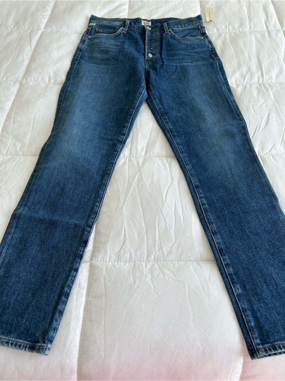 Citizens Of Humanity Dark Blue Straight-Leg Jeans